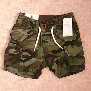Baby Gap Camo Shorts 0 - 3 months NWT